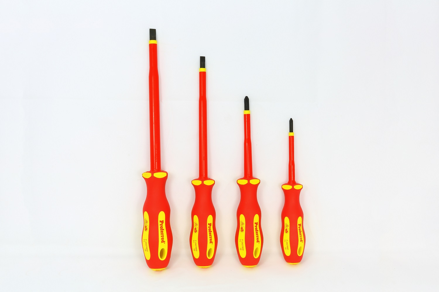 PROFERRED SCREWDRIVER SET INSULATED 1000V 4 PIECE 